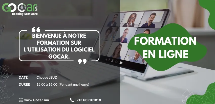 Logiciel de gestion location voiture avec système de réservation en ligne au maroc